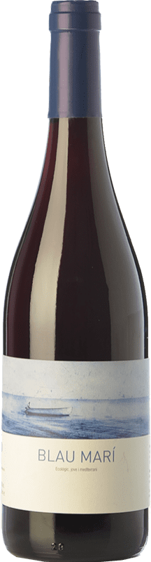 6,95 € Free Shipping | Red wine Celler 9+ Blau Marí Joven D.O. Tarragona Catalonia Spain Grenache, Cabernet Sauvignon Bottle 75 cl