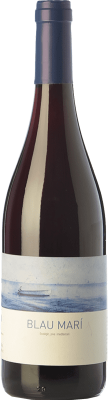 9,95 € Бесплатная доставка | Красное вино Celler 9+ Blau Marí молодое D.O. Tarragona Каталония Испания Garnacha — Гренаш, Cabernet Sauvignon — Каберне Совиньон Eco — Эко Био Органический Бутылка 75 cl