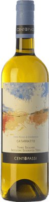 17,95 € Spedizione Gratuita | Vino bianco Centopassi Terre Rosse di Giabbascio I.G.T. Terre Siciliane Sicilia Italia Catarratto Bottiglia 75 cl