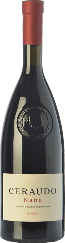 17,95 € Бесплатная доставка | Красное вино Ceraudo Nanà I.G.T. Val di Neto Calabria Италия Magliocco, Gaglioppo бутылка 75 cl