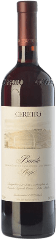 173,95 € Бесплатная доставка | Красное вино Ceretto Prapò D.O.C.G. Barolo Пьемонте Италия Nebbiolo бутылка 75 cl