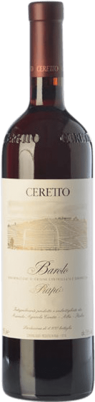 181,95 € Spedizione Gratuita | Vino Rosso Ceretto Prapò D.O.C.G. Barolo Piemonte Italia Nebbiolo 75 cl
