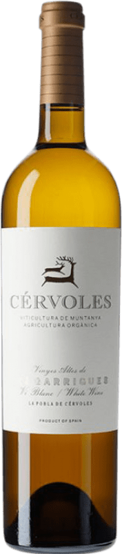31,95 € Free Shipping | White wine Cérvoles Blanc Crianza D.O. Costers del Segre Catalonia Spain Macabeo, Chardonnay Magnum Bottle 1,5 L