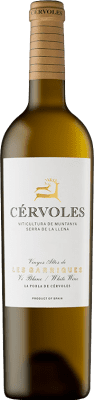32,95 € Spedizione Gratuita | Vino Bianco Cérvoles Crianza — Invecchiato in Botte D.O. Costers del Segre Catalogna Spagna Macabeo, Chardonnay 75 cl