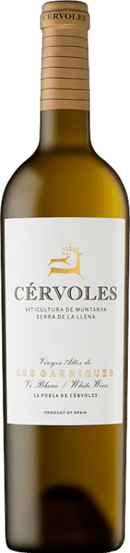 32,95 € Kostenloser Versand | Weißwein Cérvoles Crianza — Kurze Fassreifung D.O. Costers del Segre Katalonien Spanien Macabeo, Chardonnay 75 cl