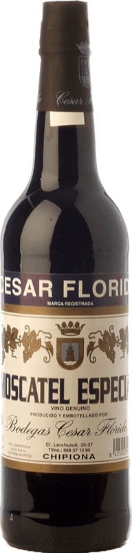 12,95 € 免费送货 | 甜葡萄酒 César Florido 特别 I.G.P. Vino de la Tierra de Cádiz 安达卢西亚 西班牙 Moscatel — 麝香葡萄 75 cl