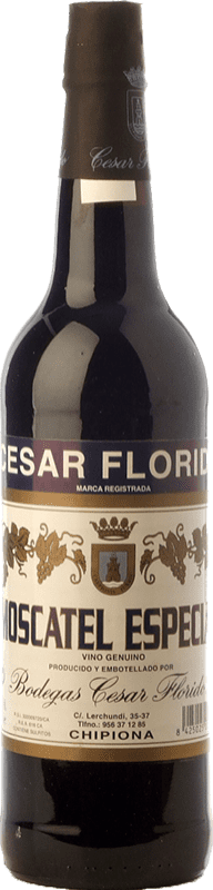 15,95 € Envoi gratuit | Vin doux César Florido Moscatel Especial I.G.P. Vino de la Tierra de Cádiz Andalousie Espagne Muscat d'Alexandrie Bouteille 75 cl