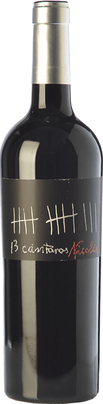 7,95 € 免费送货 | 红酒 César Príncipe 13 Cántaros Nicolás 年轻的 D.O. Cigales 卡斯蒂利亚莱昂 西班牙 Tempranillo 瓶子 75 cl