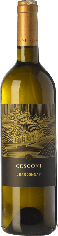19,95 € Бесплатная доставка | Белое вино Cesconi Selezione Et. Vigneto I.G.T. Vigneti delle Dolomiti Трентино Италия Chardonnay бутылка 75 cl