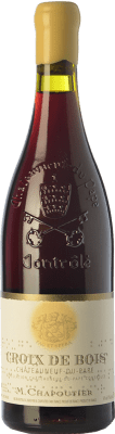 129,95 € Envío gratis | Vino tinto Michel Chapoutier Croix de Bois Crianza A.O.C. Châteauneuf-du-Pape Rhône Francia Garnacha Ecológico Botella 75 cl
