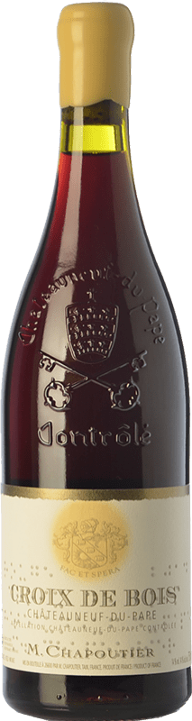 195,95 € Spedizione Gratuita | Vino rosso Michel Chapoutier Croix de Bois Crianza A.O.C. Châteauneuf-du-Pape Rhône Francia Grenache Bottiglia 75 cl