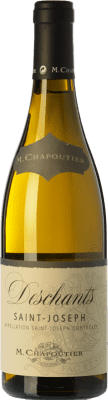 34,95 € 免费送货 | 白酒 Michel Chapoutier Deschants Blanc 岁 A.O.C. Saint-Joseph 罗纳 法国 Marsanne 瓶子 75 cl