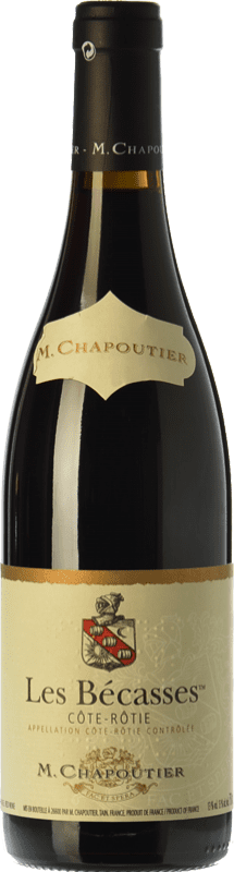 84,95 € Бесплатная доставка | Красное вино Michel Chapoutier Les Bécasses старения A.O.C. Côte-Rôtie Рона Франция Syrah бутылка 75 cl