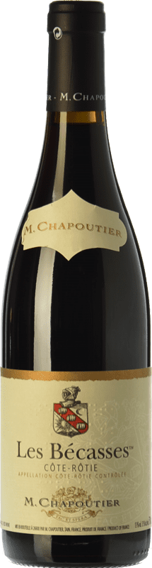 128,95 € Бесплатная доставка | Красное вино Michel Chapoutier Les Bécasses Crianza — Крианса A.O.C. Côte-Rôtie Рона Франция Syrah — Сира 75 cl