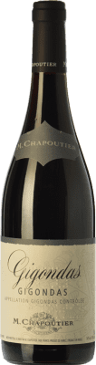 34,95 € Free Shipping | Red wine Chapoutier Crianza A.O.C. Gigondas Rhône France Syrah, Grenache, Mourvèdre, Cinsault Bottle 75 cl
