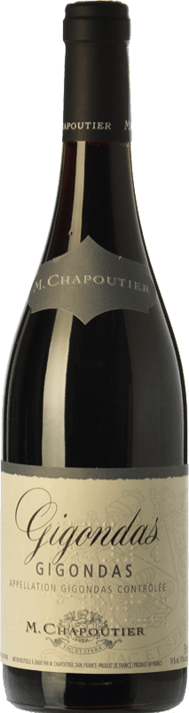 39,95 € Бесплатная доставка | Красное вино Michel Chapoutier Crianza — Крианса A.O.C. Gigondas Рона Франция Syrah — Сира, Garnacha — Гренаш, Mourvèdre — Мурведр, Cinsault — Сансо Бутылка 75 cl