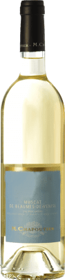 26,95 € Spedizione Gratuita | Vino dolce Michel Chapoutier Muscat A.O.C. Beaumes de Venise Rhône Francia Moscato di Grano Tenero Bottiglia 75 cl