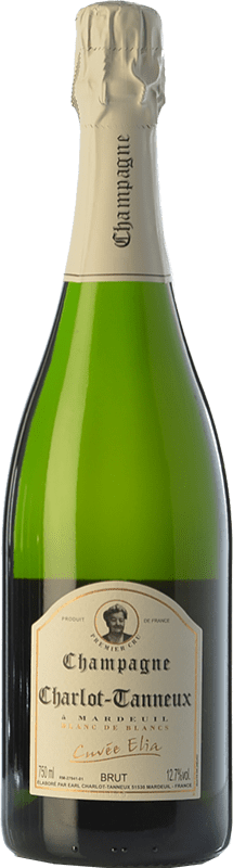 52,95 € 免费送货 | 白起泡酒 Charlot-Tanneux Cuvée Élia Blanc de Blancs A.O.C. Champagne 香槟酒 法国 Chardonnay 瓶子 75 cl