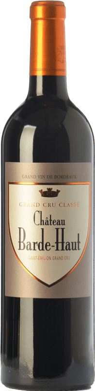 46,95 € Бесплатная доставка | Красное вино Château Barde-Haut старения A.O.C. Saint-Émilion Grand Cru Бордо Франция Merlot, Cabernet Franc бутылка 75 cl