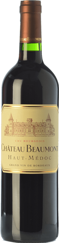 19,95 € Envio grátis | Vinho tinto Château Beaumont Crianza A.O.C. Haut-Médoc Bordeaux França Merlot, Cabernet Sauvignon Garrafa 75 cl