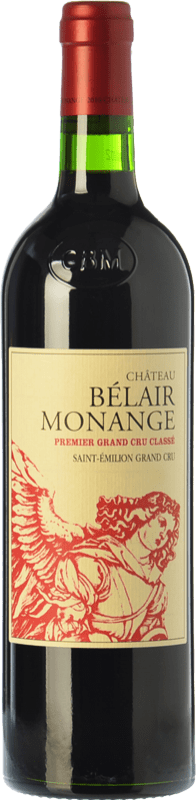 119,95 € Envío gratis | Vino tinto Château Bélair Monange Reserva A.O.C. Saint-Émilion Burdeos Francia Merlot, Cabernet Franc Botella 75 cl