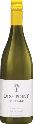 32,95 € 免费送货 | 白葡萄酒 Dog Point I.G. Marlborough 新西兰 Chardonnay — 莎当妮 Eco — 生态 有机 天然 75 cl