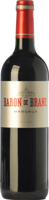 41,95 € Kostenloser Versand | Rotwein Château Brane Cantenac Baron de Brane Alterung A.O.C. Margaux Bordeaux Frankreich Merlot, Cabernet Sauvignon, Cabernet Franc Flasche 75 cl