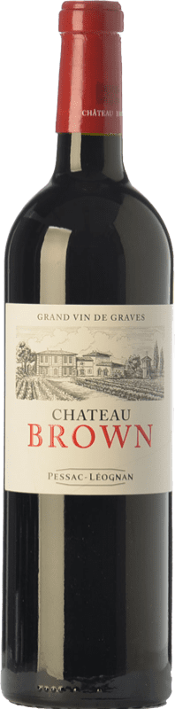 37,95 € 送料無料 | 赤ワイン Château Brown 高齢者 A.O.C. Pessac-Léognan ボルドー フランス Merlot, Cabernet Sauvignon, Petit Verdot ボトル 75 cl
