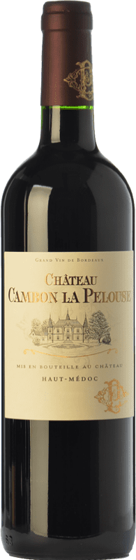 23,95 € Бесплатная доставка | Красное вино Château Cambon Crianza — Крианса A.O.C. Haut-Médoc Бордо Франция Merlot — Мерло, Cabernet Sauvignon — Каберне Совиньон, Petit Verdot 75 cl