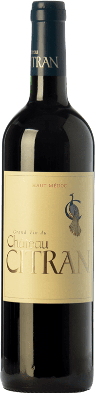 25,95 € Free Shipping | Red Wine Château Citran Crianza — Aged A.O.C. Haut-Médoc Bordeaux France Merlot, Cabernet Sauvignon, Cabernet Franc Bottle 75 cl