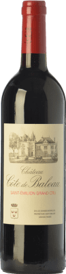 28,95 € Free Shipping | Red wine Château Côte de Baleau Crianza A.O.C. Saint-Émilion Grand Cru Bordeaux France Merlot, Cabernet Sauvignon, Cabernet Franc Bottle 75 cl