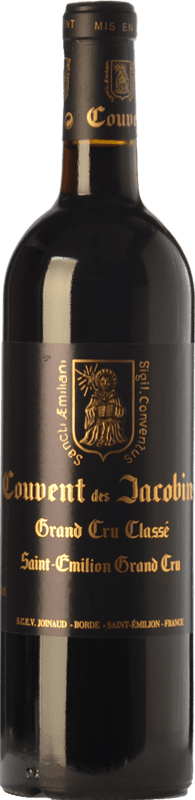 38,95 € Kostenloser Versand | Rotwein Château Couvent des Jacobins Alterung A.O.C. Saint-Émilion Grand Cru Bordeaux Frankreich Merlot, Cabernet Franc Flasche 75 cl