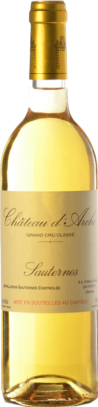 36,95 € Бесплатная доставка | Сладкое вино Château d'Arche A.O.C. Sauternes Бордо Франция Sémillon, Sauvignon бутылка 75 cl