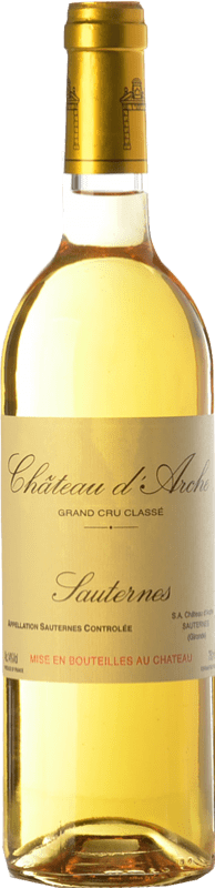 36,95 € Spedizione Gratuita | Vino Dolce Château d'Arche A.O.C. Sauternes bordò Francia Sémillon, Sauvignon 75 cl