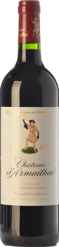Red wine Château d'Armailhac Aged A.O.C. Pauillac Bordeaux France Merlot, Cabernet Sauvignon, Cabernet Franc, Petit Verdot Bottle 75 cl