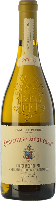 107,95 € Free Shipping | White wine Château Beaucastel Blanc Aged A.O.C. Châteauneuf-du-Pape Rhône France Grenache White, Roussanne, Bourboulenc, Clairette Blanche, Picardan Bottle 75 cl