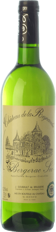 13,95 € Envío gratis | Vino blanco Château de La Reynaudie Blanc A.O.C. Bergerac South West France Francia Sauvignon Blanca, Sémillon Botella 75 cl