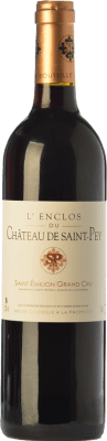 16,95 € Free Shipping | Red wine Château de Saint-Pey L'Enclos Joven A.O.C. Saint-Émilion Grand Cru Bordeaux France Merlot, Cabernet Sauvignon, Cabernet Franc Bottle 75 cl