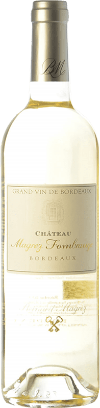 37,95 € 免费送货 | 白酒 Château Fombrauge Magrez Blanc 岁 A.O.C. Bordeaux 波尔多 法国 Sauvignon White, Sémillon, Sauvignon Grey 瓶子 75 cl