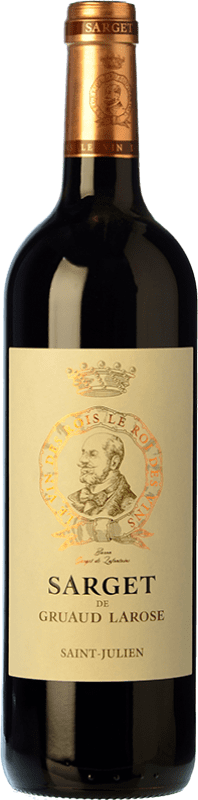 25,95 € Free Shipping | Red wine Château Gruaud Larose Sarget Aged A.O.C. Saint-Julien Bordeaux France Merlot, Cabernet Sauvignon, Cabernet Franc, Petit Verdot Bottle 75 cl