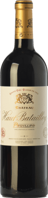 77,95 € 免费送货 | 红酒 Château Haut-Batailley 岁 A.O.C. Pauillac 波尔多 法国 Merlot, Cabernet Sauvignon, Cabernet Franc 瓶子 75 cl