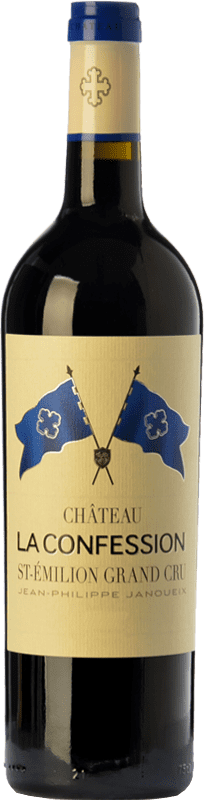 38,95 € Free Shipping | Red wine Château La Confession Aged A.O.C. Saint-Émilion Grand Cru Bordeaux France Merlot, Cabernet Franc Bottle 75 cl
