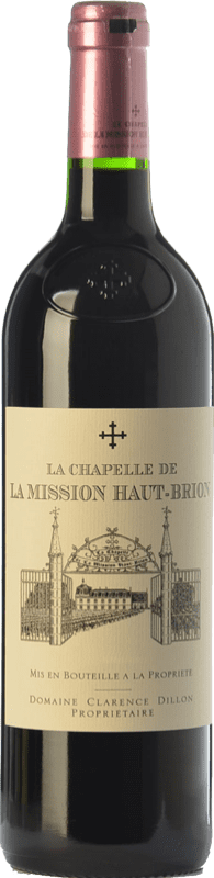129,95 € 免费送货 | 红酒 Château La Mission Haut-Brion La Chapelle 岁 A.O.C. Pessac-Léognan 波尔多 法国 Merlot, Cabernet Sauvignon, Cabernet Franc 瓶子 75 cl