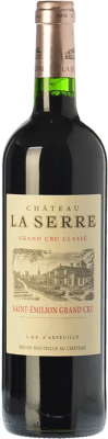 89,95 € Envio grátis | Vinho tinto Château La Serre Crianza A.O.C. Saint-Émilion Grand Cru Bordeaux França Merlot, Cabernet Franc Garrafa 75 cl