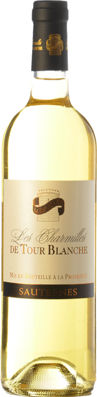 19,95 € Бесплатная доставка | Сладкое вино Château La Tour Blanche Les Charmilles A.O.C. Sauternes Бордо Франция Sémillon, Muscadelle, Sauvignon бутылка 75 cl