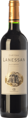 18,95 € Free Shipping | Red wine Château Lanessan Crianza A.O.C. Haut-Médoc Bordeaux France Merlot, Cabernet Sauvignon, Petit Verdot Bottle 75 cl