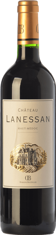 21,95 € Free Shipping | Red Wine Château Lanessan Crianza — Aged A.O.C. Haut-Médoc Bordeaux France Merlot, Cabernet Sauvignon, Petit Verdot Bottle 75 cl