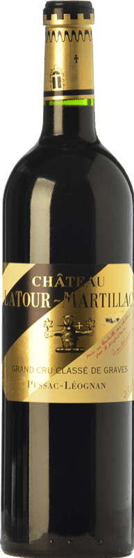46,95 € 免费送货 | 红酒 Château Latour-Martillac 预订 A.O.C. Pessac-Léognan 波尔多 法国 Merlot, Cabernet Sauvignon, Malbec 瓶子 75 cl