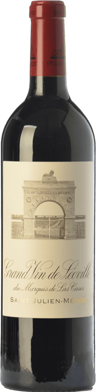 458,95 € 免费送货 | 红酒 Château Léoville Las Cases Grand Vin 预订 A.O.C. Saint-Julien 波尔多 法国 Merlot, Cabernet Sauvignon, Cabernet Franc 瓶子 75 cl