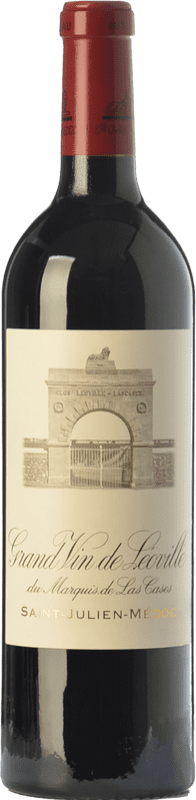 308,95 € Free Shipping | Red wine Château Léoville Las Cases Grand Vin Reserve A.O.C. Saint-Julien Bordeaux France Merlot, Cabernet Sauvignon, Cabernet Franc Bottle 75 cl
